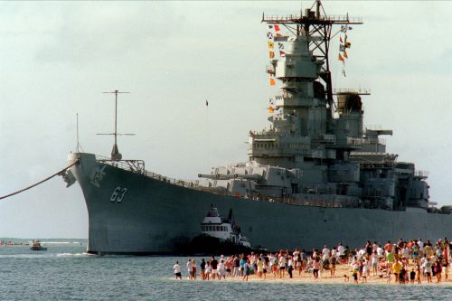maritime heritage photo of Battleship Missouri